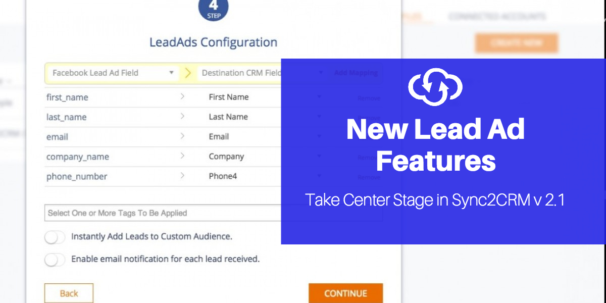 Facebook Lead Ads Custom Field Mapping with Infusionsoft