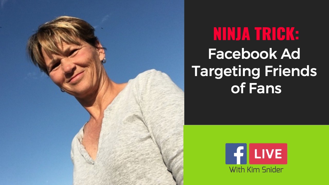 Ninja Trick - Facebook Ad Targeting Friends of Fans