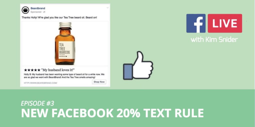 Facebook 20% Text Rule