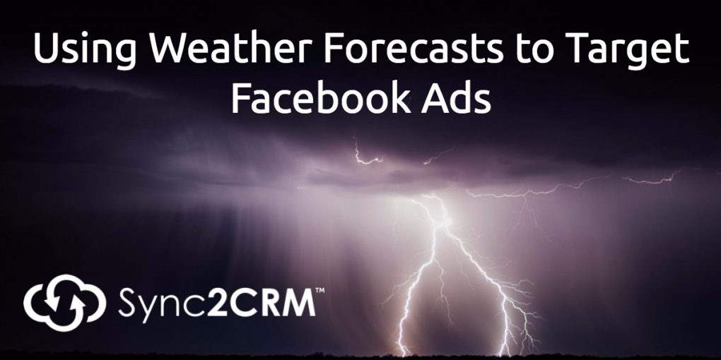 Weather forecast facebook ad targeting